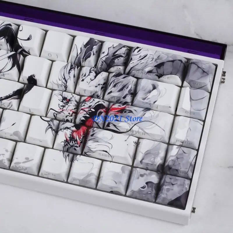 F3KE Ergonomic Side Printed Keyboards Keycaps PBT Heat Sublimated Dragon Theme Pattern for Mechanical Keyboards 60% 68%
F3KE Ergonomic Side Printed Keyboards Keycaps PBT Heat Sublimated Dragon Theme Pattern for Mechanical Keyboards 60% 68%