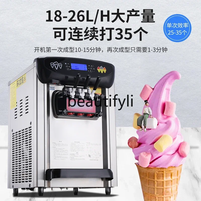 Y Ice Cream Machine Commercial Small Vertical Desktop Sundae Ice Cream Machine Automatic Ice Cream Machine
Y Ice Cream Machine Commercial Small Vertical Desktop Sundae Ice Cream Machine Automatic Ice Cream Machine