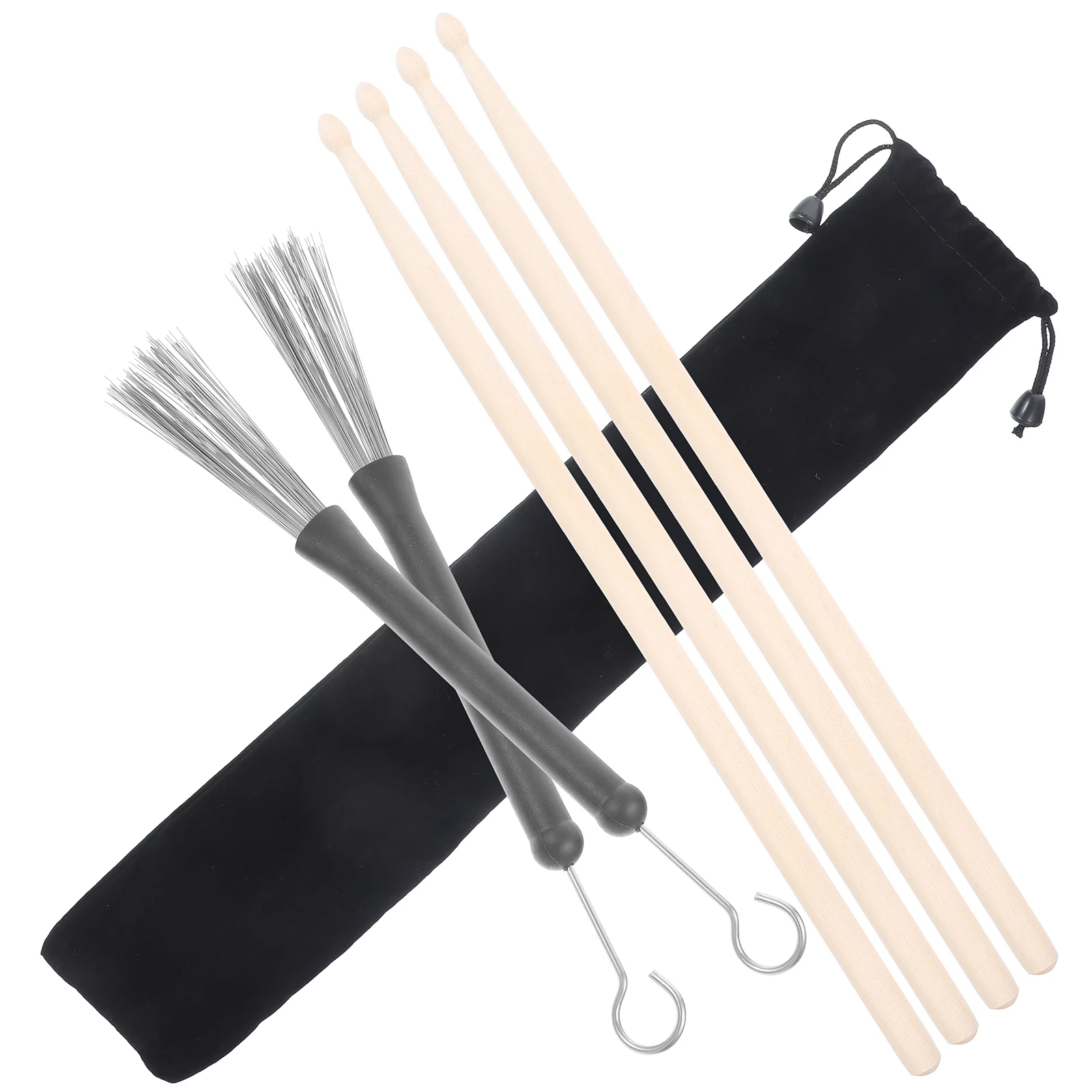 Drum Stick Set Wire Brush Maple Wood Drumsticks Light Hard Percussion Student Use Musical Instruments & Accessories Brushes
Drum Stick Set Wire Brush Maple Wood Drumsticks Light Hard Percussion Student Use Musical Instruments & Accessories Brushes