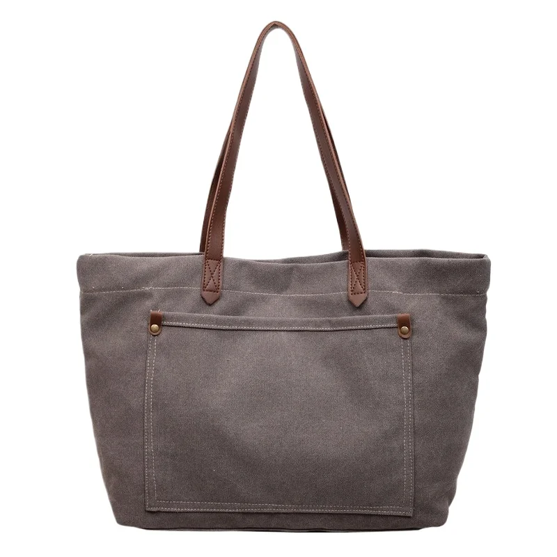 Women's Large Capacity Vintage Slouchy Shoulder Tote Bag Solid Color Everyday Casual Commuter School Bag
Women's Large Capacity Vintage Slouchy Shoulder Tote Bag Solid Color Everyday Casual Commuter School Bag