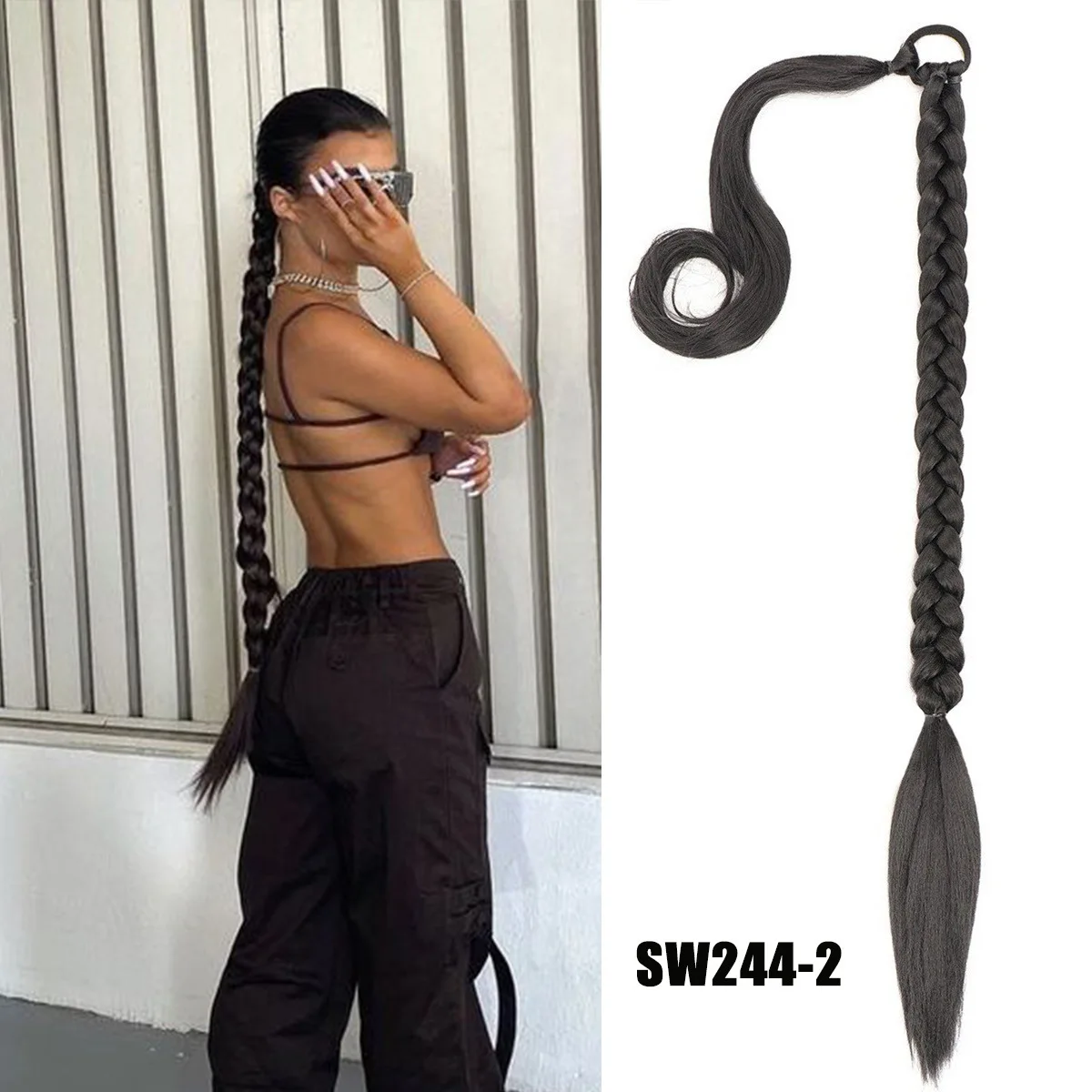 Wrap Ponytail Extension for Women New Handmade Yaki Synthetic Hair Rope Clip In Natural Volume Daily Party Hair Accessories
Wrap Ponytail Extension for Women New Handmade Yaki Synthetic Hair Rope Clip In Natural Volume Daily Party Hair Accessories
