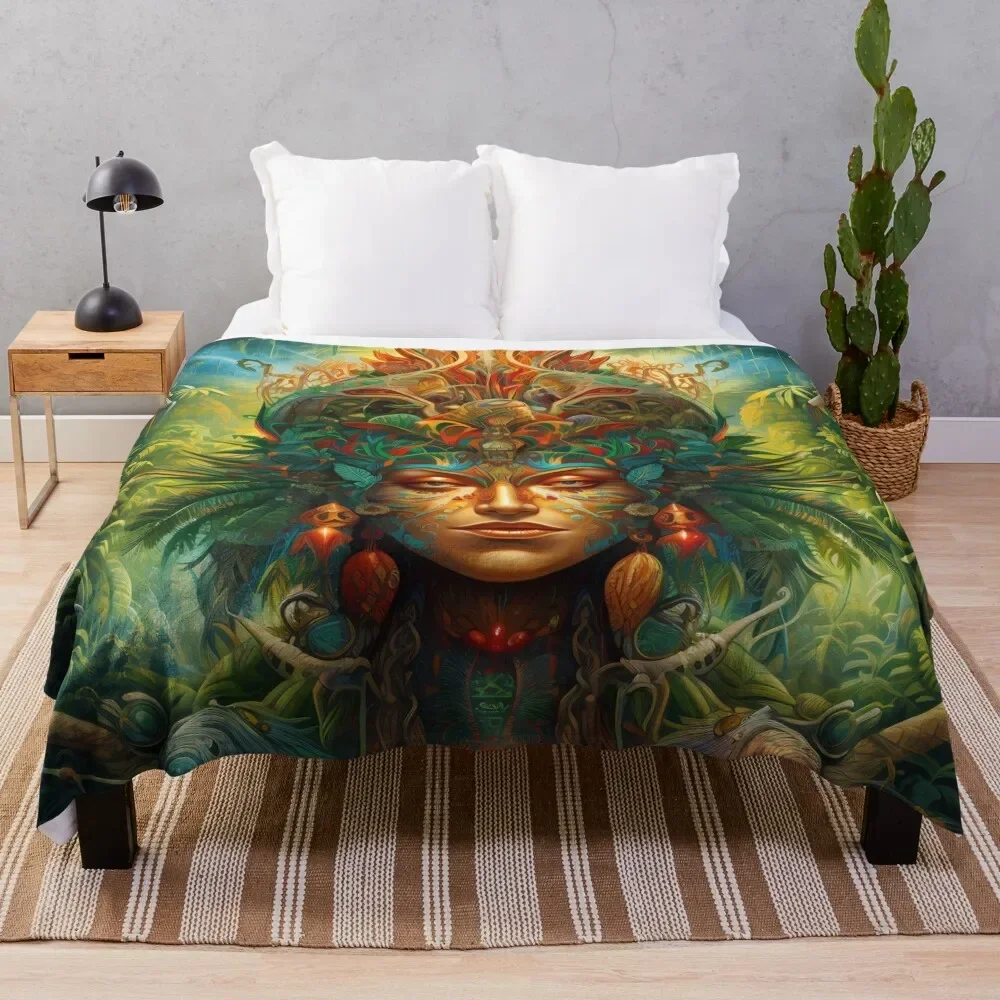 Sacred Ayahuasca Vision Throw Blanket Reusable Durable Soft Blanket for All Seasons
Sacred Ayahuasca Vision Throw Blanket Reusable Durable Soft Blanket for All Seasons