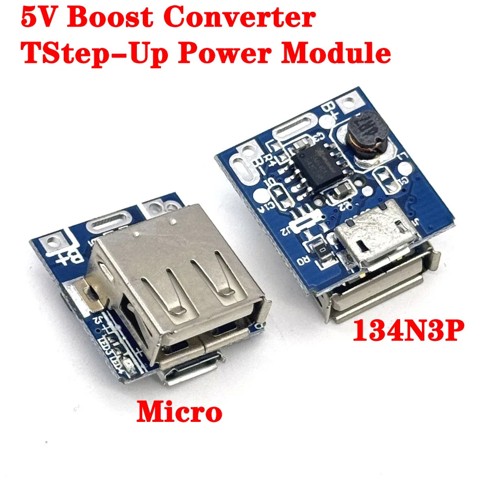 34N3P Micro 5V Boost Converter Step-Up Power Module Lithium Battery Charging Protection Board LED Display USB For DIY Charger
34N3P Micro 5V Boost Converter Step-Up Power Module Lithium Battery Charging Protection Board LED Display USB For DIY Charger