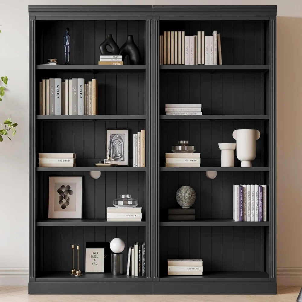 Modern 83" Tall Bookshelf Suite, 5 Tier Bookshelf with Adjustable Shelves, Storage Organizer for CDs/Books/Movies, Free Standing
Modern 83" Tall Bookshelf Suite, 5 Tier Bookshelf with Adjustable Shelves, Storage Organizer for CDs/Books/Movies, Free Standing