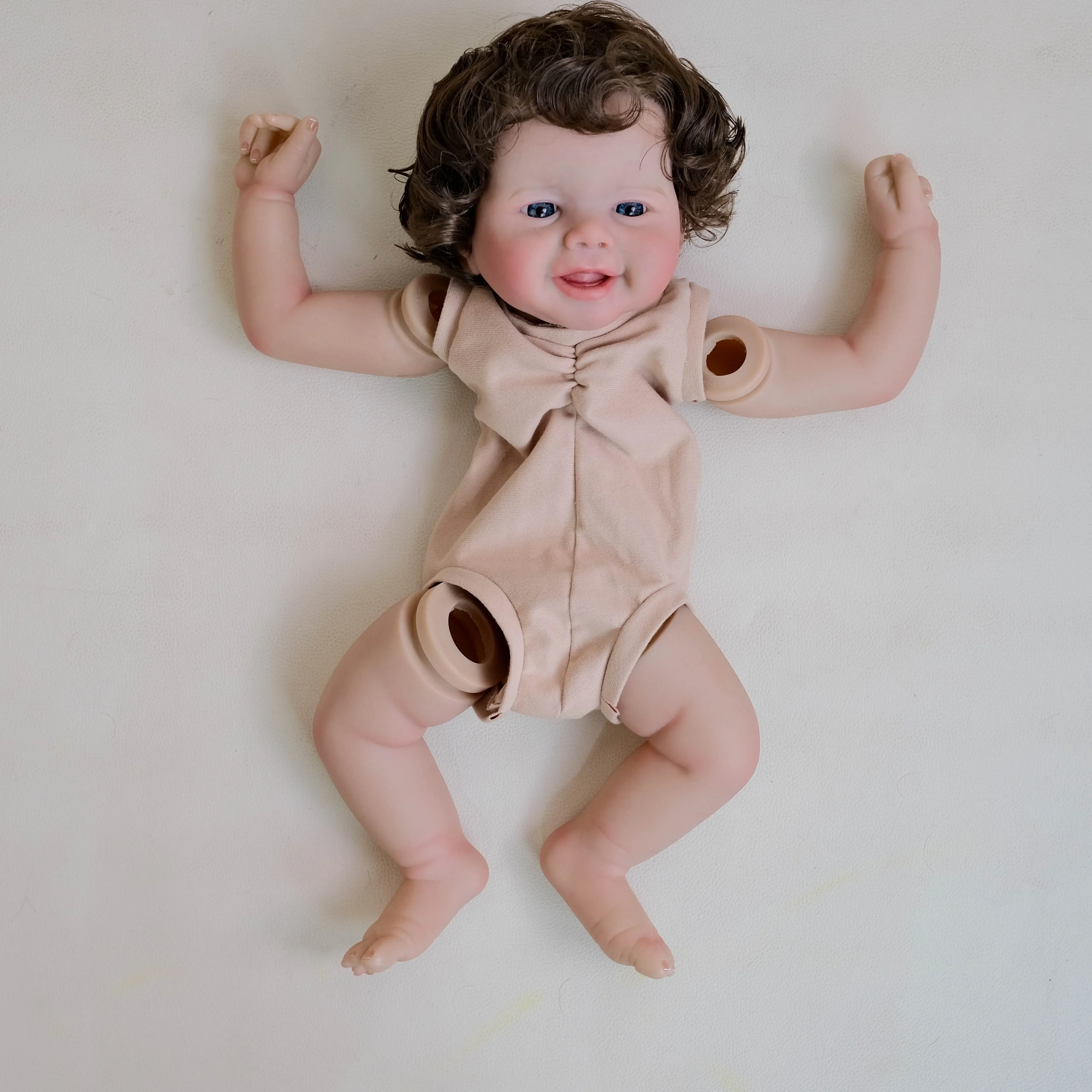 NPK clearance sale 19inch Vivienne Already Painted Kit Finished Lifelike Reborn Doll DIY Doll parts with Cloth Body
NPK clearance sale 19inch Vivienne Already Painted Kit Finished Lifelike Reborn Doll DIY Doll parts with Cloth Body