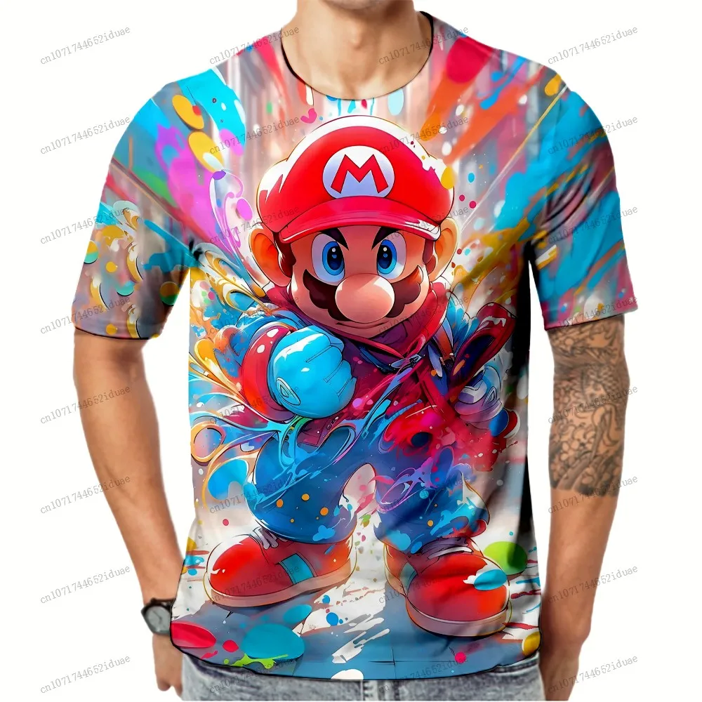 Short Sleeve T-shirt Mario Men's T-shirts 2026 Kawaii 3D Print Anime Figure Gym Clothes Man New 110-6XL Summer Fashion Oversize
Short Sleeve T-shirt Mario Men's T-shirts 2026 Kawaii 3D Print Anime Figure Gym Clothes Man New 110-6XL Summer Fashion Oversize