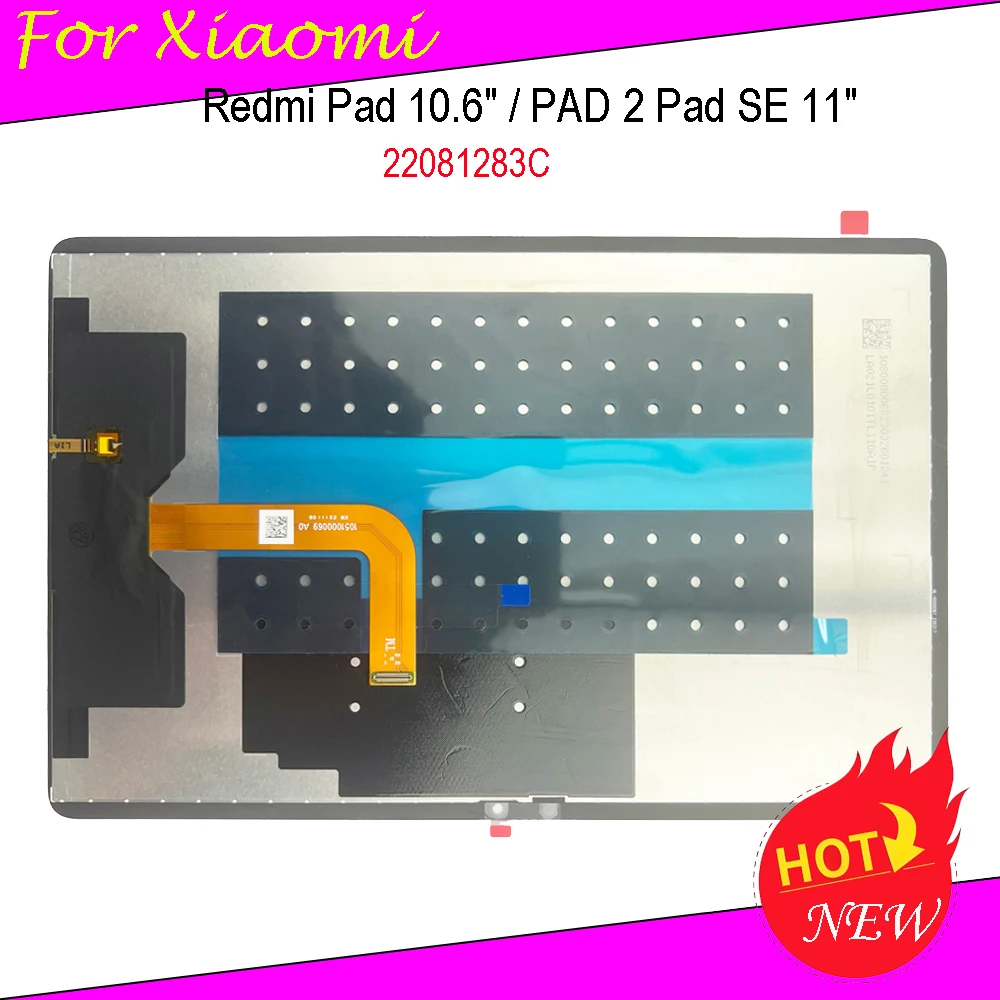 ЖК-дисплей для Xiaomi Redmi Pad 10,6 дюйма/PAD 2 2nd Pad SE 11 дюймов 22081283C ЖК-дисплей с цифровым преобразователем сенсорного экрана в сборе
ЖК-дисплей для Xiaomi Redmi Pad 10,6 дюйма/PAD 2 2nd Pad SE 11 дюймов 22081283C ЖК-дисплей с цифровым преобразователем сенсорного экрана в сборе
