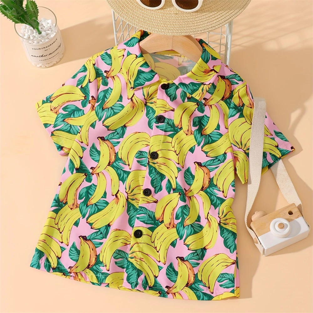 Children's Shirts Funny Banana 3D Print Casual Kids Shirt Short Sleeve Tops Shirt Fashion Children's Clothes Summer Girl Blouse
Children's Shirts Funny Banana 3D Print Casual Kids Shirt Short Sleeve Tops Shirt Fashion Children's Clothes Summer Girl Blouse