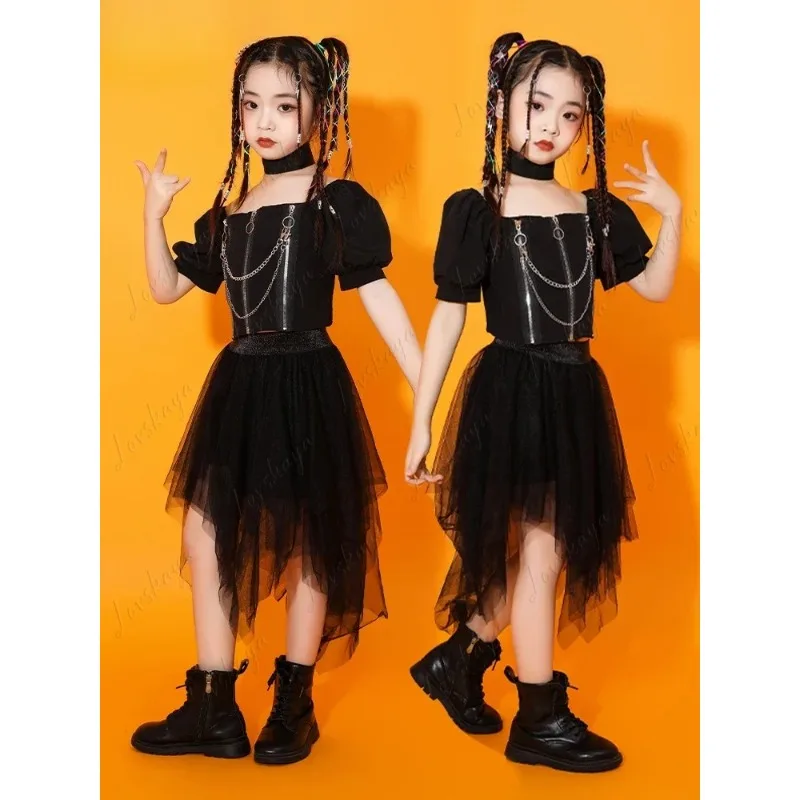 Jazz Costumes Girl Stage Show Clothes Western Style Black Veil Pettiskirt
Jazz Costumes Girl Stage Show Clothes Western Style Black Veil Pettiskirt