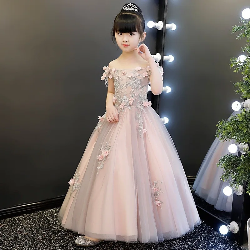 Off-Shoulder Girl's Wedding Dress Host Children's Birthday Evening Gown Princess Dress Flower Girl Piano Performance Dress Long
Off-Shoulder Girl's Wedding Dress Host Children's Birthday Evening Gown Princess Dress Flower Girl Piano Performance Dress Long