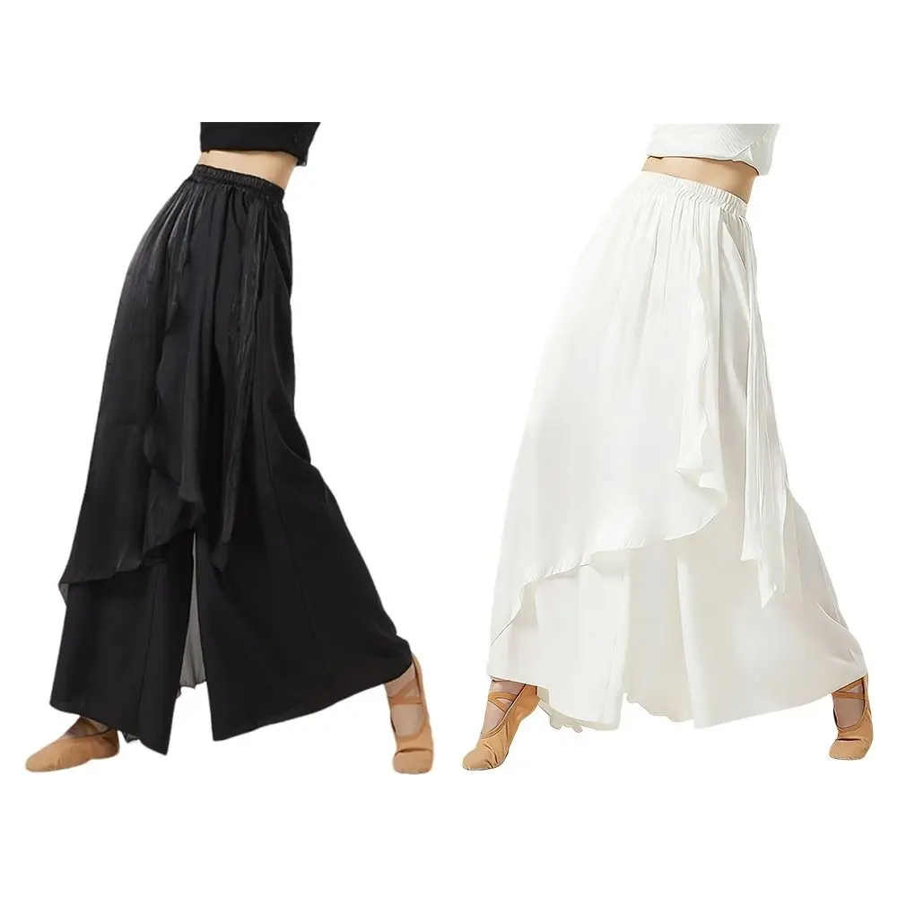 Fashion Loose Dance Skirt Pant Flowing Chiffon Classical Dance Trousers Elastic Waist Elegant Practice Dancewear Dance
Fashion Loose Dance Skirt Pant Flowing Chiffon Classical Dance Trousers Elastic Waist Elegant Practice Dancewear Dance