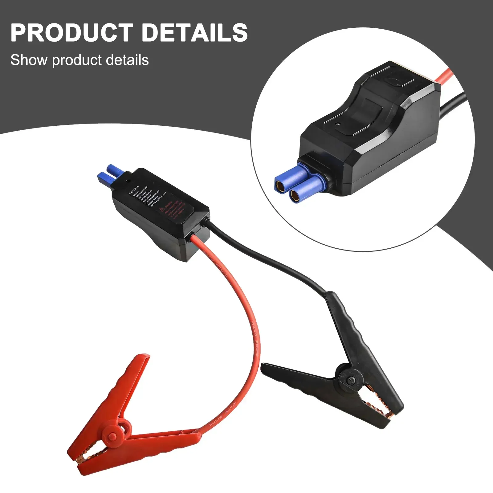 Smart Booster Cable For Car Jump Starter Clamp 12V 500A Emergency Booster Clip Practical Car Accessories
Smart Booster Cable For Car Jump Starter Clamp 12V 500A Emergency Booster Clip Practical Car Accessories