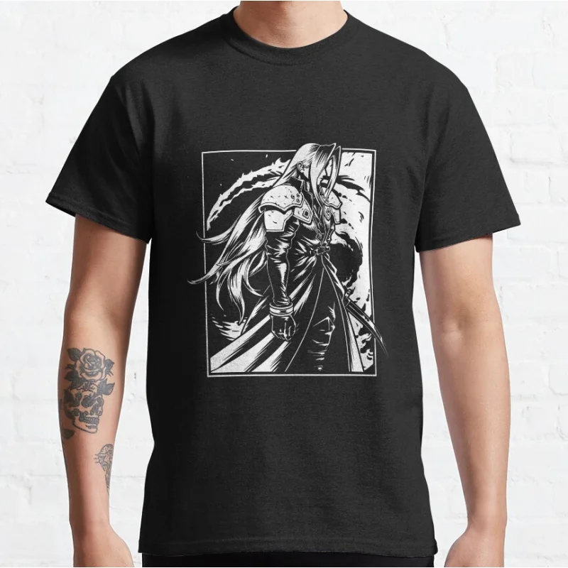 Final Fantasy Sephiroth video game Gift t shirt for man Large size Tops S-6XL 100% cotton printed Clothes
Final Fantasy Sephiroth video game Gift t shirt for man Large size Tops S-6XL 100% cotton printed Clothes