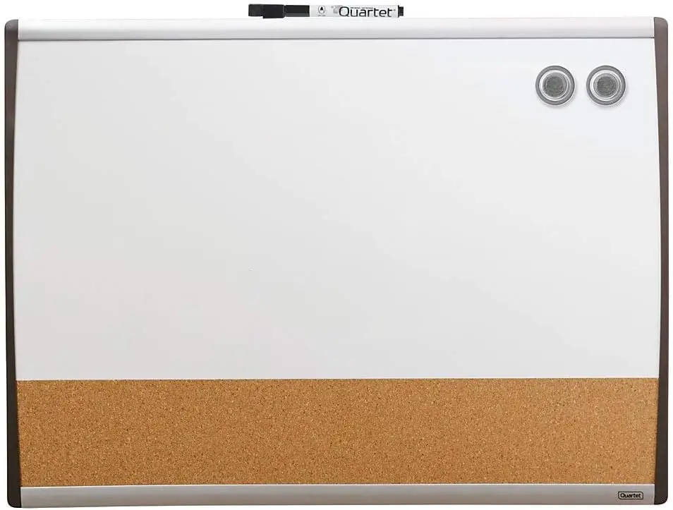 Combination Magnetic Whiteboard & Corkboard, 17"" X 23"", Combo White Board & Cork Board, Black/Silver Frame (79370)
Combination Magnetic Whiteboard & Corkboard, 17"" X 23"", Combo White Board & Cork Board, Black/Silver Frame (79370)