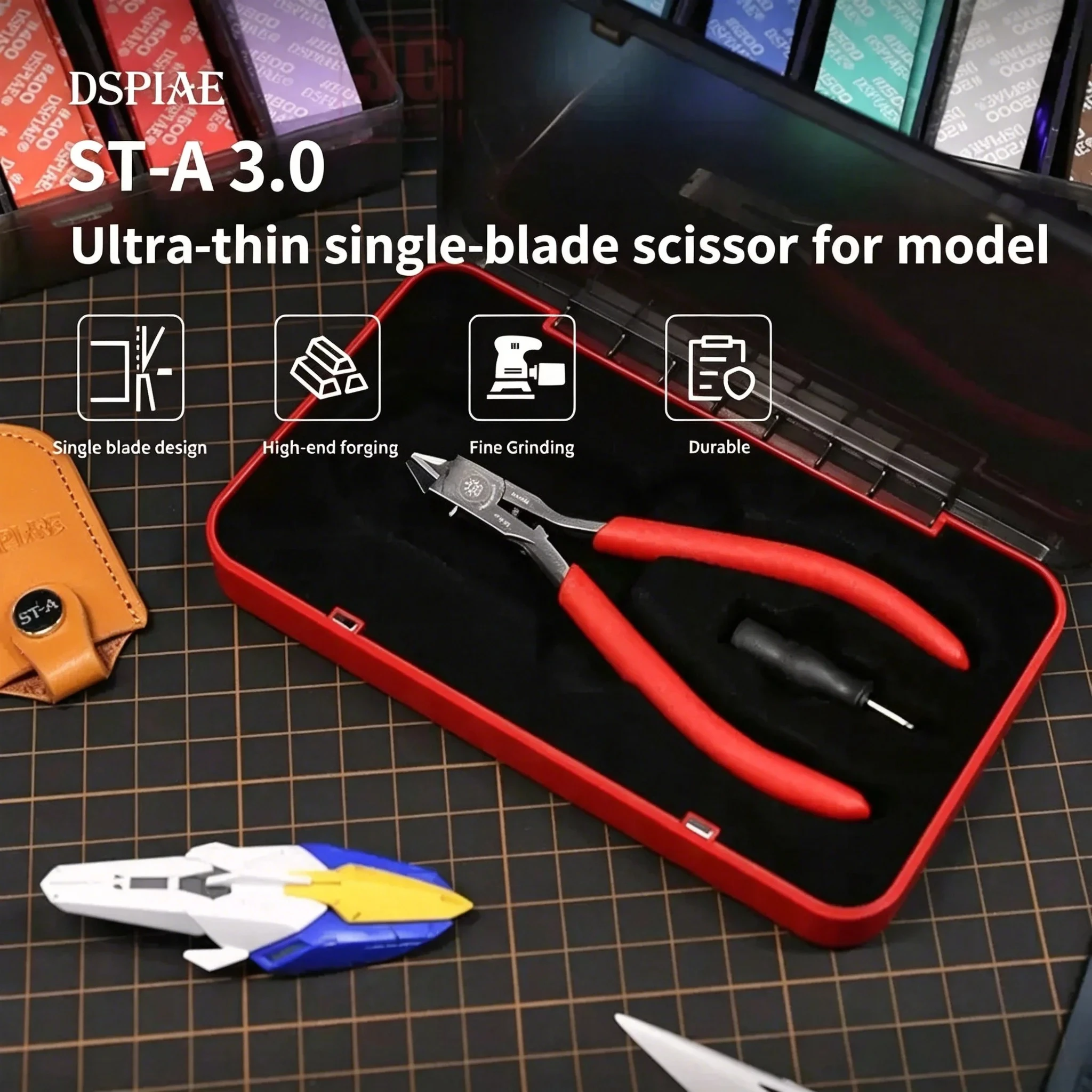 DSPIAE、ST-A 3.0、Single Blade Nipper、Model Building Tool、Plastic Model Cutter、Precision Hobby Tool
DSPIAE、ST-A 3.0、Single Blade Nipper、Model Building Tool、Plastic Model Cutter、Precision Hobby Tool