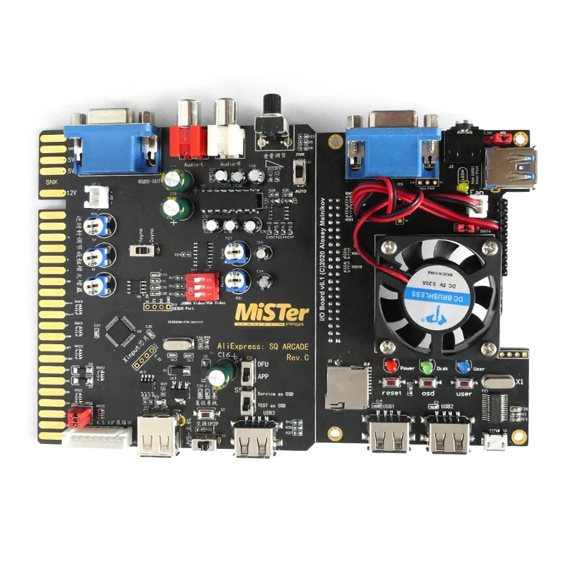 MiSTer FPGA MiSTer to JAMMA/JVS Retro Video Game Conversion Board MiSTer JAMMA IO Board
MiSTer FPGA MiSTer to JAMMA/JVS Retro Video Game Conversion Board MiSTer JAMMA IO Board