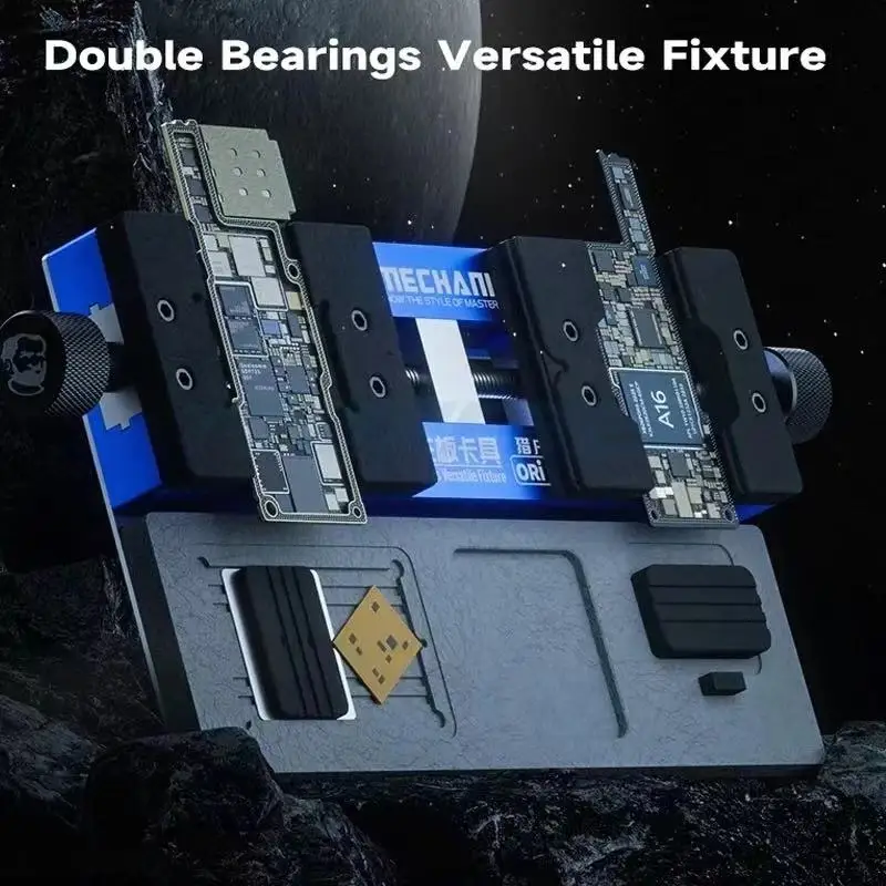 Mechanic ORI Pro Dual Axis Clamping Multifunctional Mobile Phone Maintenance Motherboard, Chip Fixed Holder, Adjustable Fixture
Mechanic ORI Pro Dual Axis Clamping Multifunctional Mobile Phone Maintenance Motherboard, Chip Fixed Holder, Adjustable Fixture