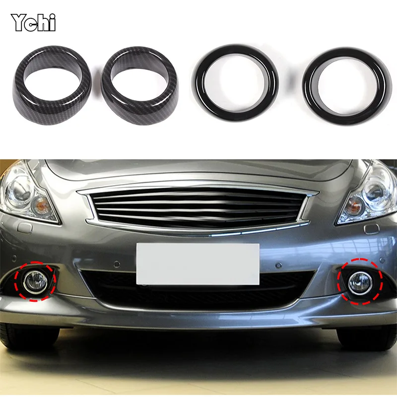 Carbon fiber/Black For Infiniti G25 G37 2010-2013 Car Front Fog Light Lamp Cover Trim Car Accessories
Carbon fiber/Black For Infiniti G25 G37 2010-2013 Car Front Fog Light Lamp Cover Trim Car Accessories