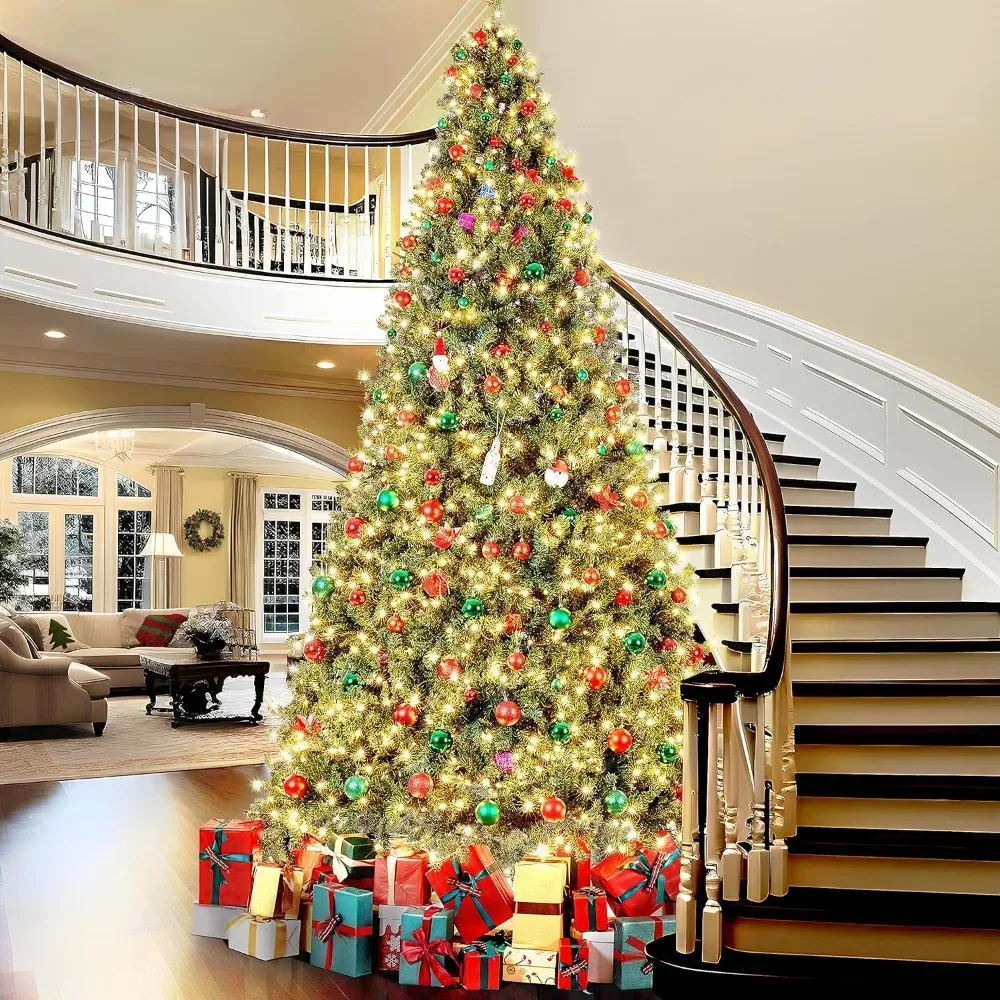 12ft Artificial Christmas Pine Tree ,for Home Party Decoration with 1500 Warm White Lights , Prelighted Holiday Xmas Tree
12ft Artificial Christmas Pine Tree ,for Home Party Decoration with 1500 Warm White Lights , Prelighted Holiday Xmas Tree