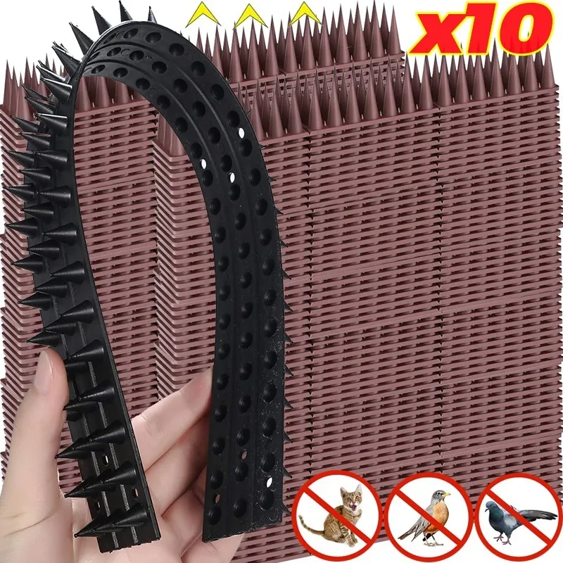 1/10PCS Plastic Bird Pigeon Spikes Bird Repeller Protects Plants Garden Deterrent Spikes Mat Anti-Climbing Isolation Thorn Strip
1/10PCS Plastic Bird Pigeon Spikes Bird Repeller Protects Plants Garden Deterrent Spikes Mat Anti-Climbing Isolation Thorn Strip