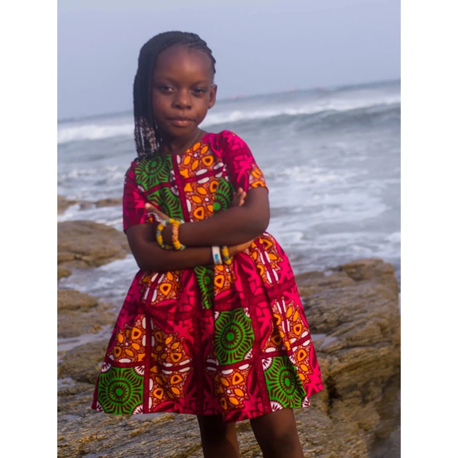 1-6Y Black Girl Dress Toddler Kids Baby African Dashiki Traditional Style Short Sleeve Round Neck Dress Ankara Princess Dresses
1-6Y Black Girl Dress Toddler Kids Baby African Dashiki Traditional Style Short Sleeve Round Neck Dress Ankara Princess Dresses