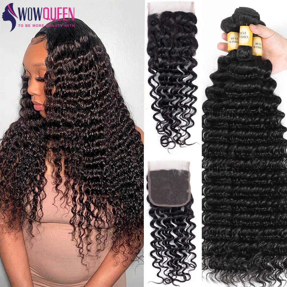 Пучки глубоких волн с застежкой 4x4, пучки человеческих волос с кружевной застежкой, наращивание необработанных волос, пучки 3/4 с застежкой
Пучки глубоких волн с застежкой 4x4, пучки человеческих волос с кружевной застежкой, наращивание необработанных волос, пучки 3/4 с застежкой