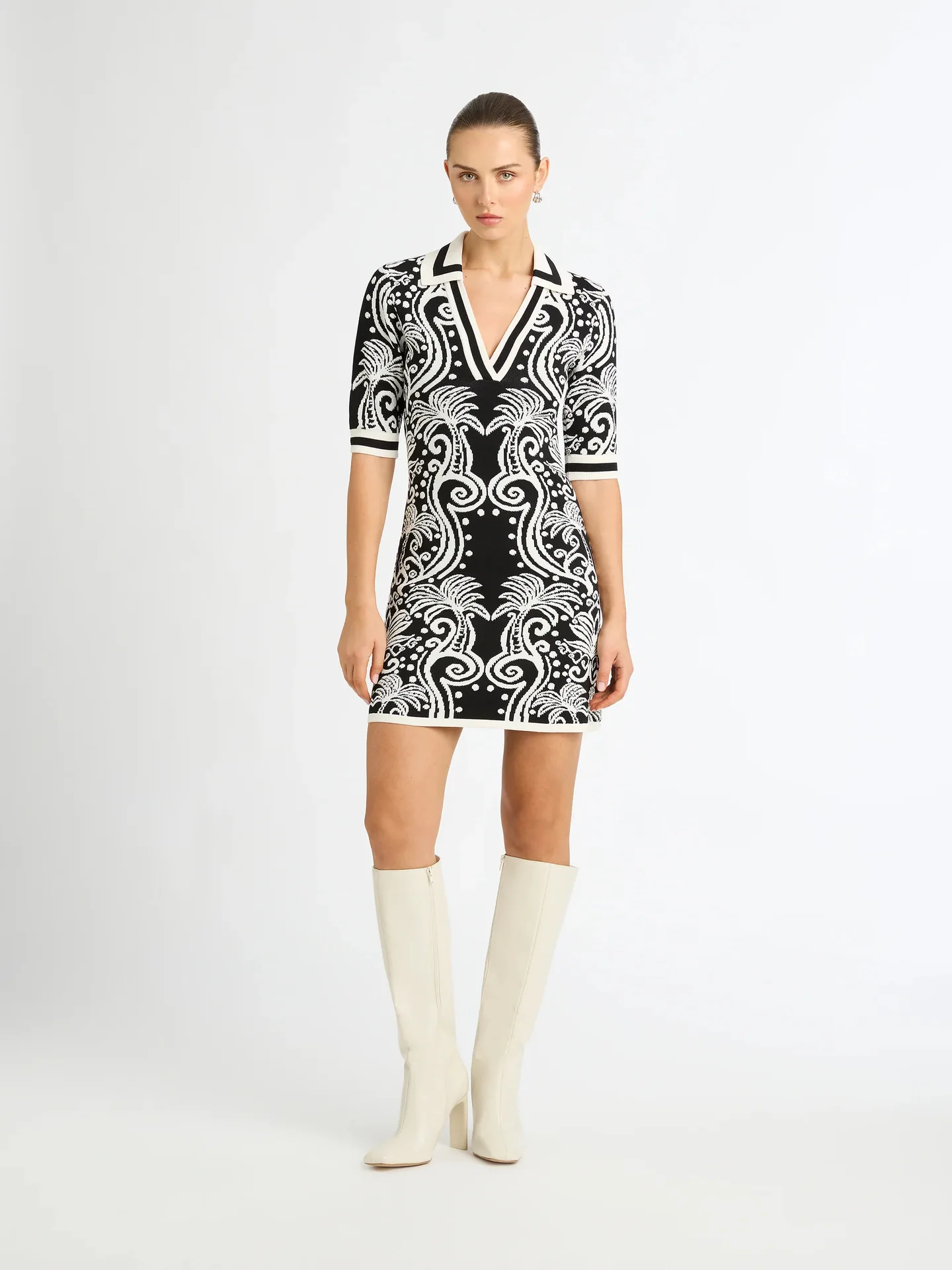 Summer Dress Polo V-Neck Special Deaign Striped Patchwork Short Drees Womans Clothing Elegant Casual Party Basics Dresses 2024
Summer Dress Polo V-Neck Special Deaign Striped Patchwork Short Drees Womans Clothing Elegant Casual Party Basics Dresses 2024