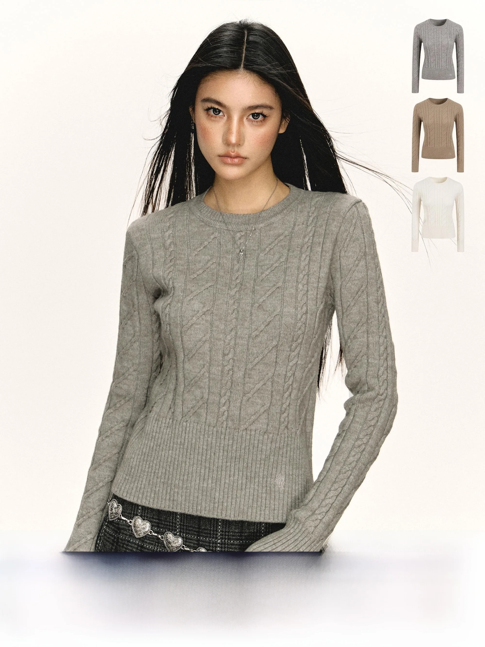 Ariseism American Sle Retro round Ne Slim Fit Knitted Sweater Women's New Autumn Top Street Sle Long Sve Regular Length
Ariseism American Sle Retro round Ne Slim Fit Knitted Sweater Women's New Autumn Top Street Sle Long Sve Regular Length