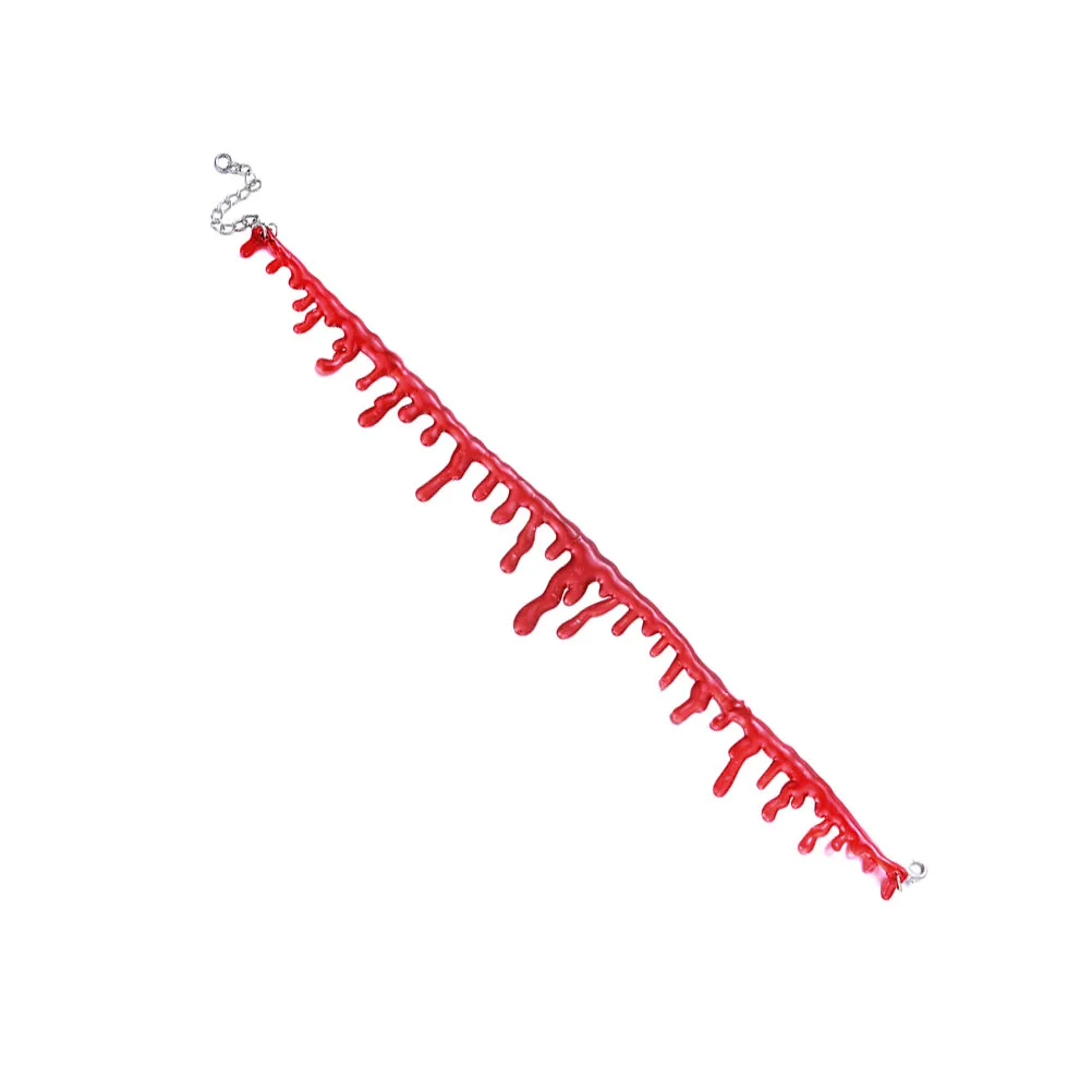 4Pcs Handmade Red Blood Necklace Gothic Choker Set Bloody Effect Halloween Party Cosplay Horror Theme Bloodstain Accessory
4Pcs Handmade Red Blood Necklace Gothic Choker Set Bloody Effect Halloween Party Cosplay Horror Theme Bloodstain Accessory