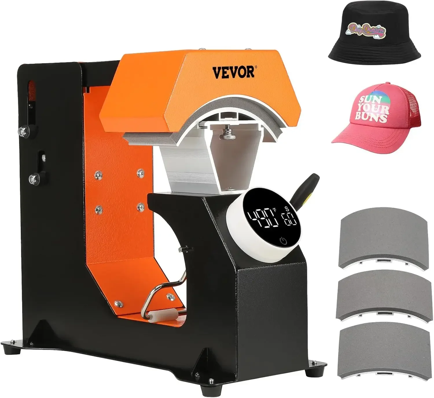 3-in-1 Auto Hat Heat Press Machine for Caps - No Crease, Automatic Release&Press Knob-Style Digital Control Panel
3-in-1 Auto Hat Heat Press Machine for Caps - No Crease, Automatic Release&Press Knob-Style Digital Control Panel