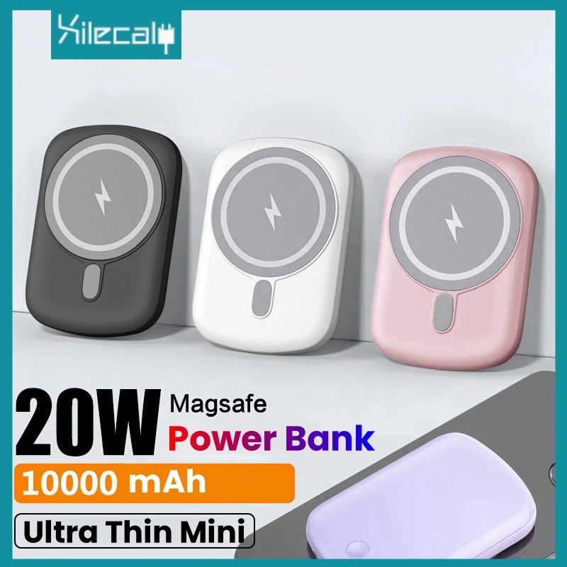 Magnetic Power Bank 10000mAh Magsafe Wireless Charger External Battery 20W Fast Charging Powerbank For iPhone 13 12 Series
Magnetic Power Bank 10000mAh Magsafe Wireless Charger External Battery 20W Fast Charging Powerbank For iPhone 13 12 Series