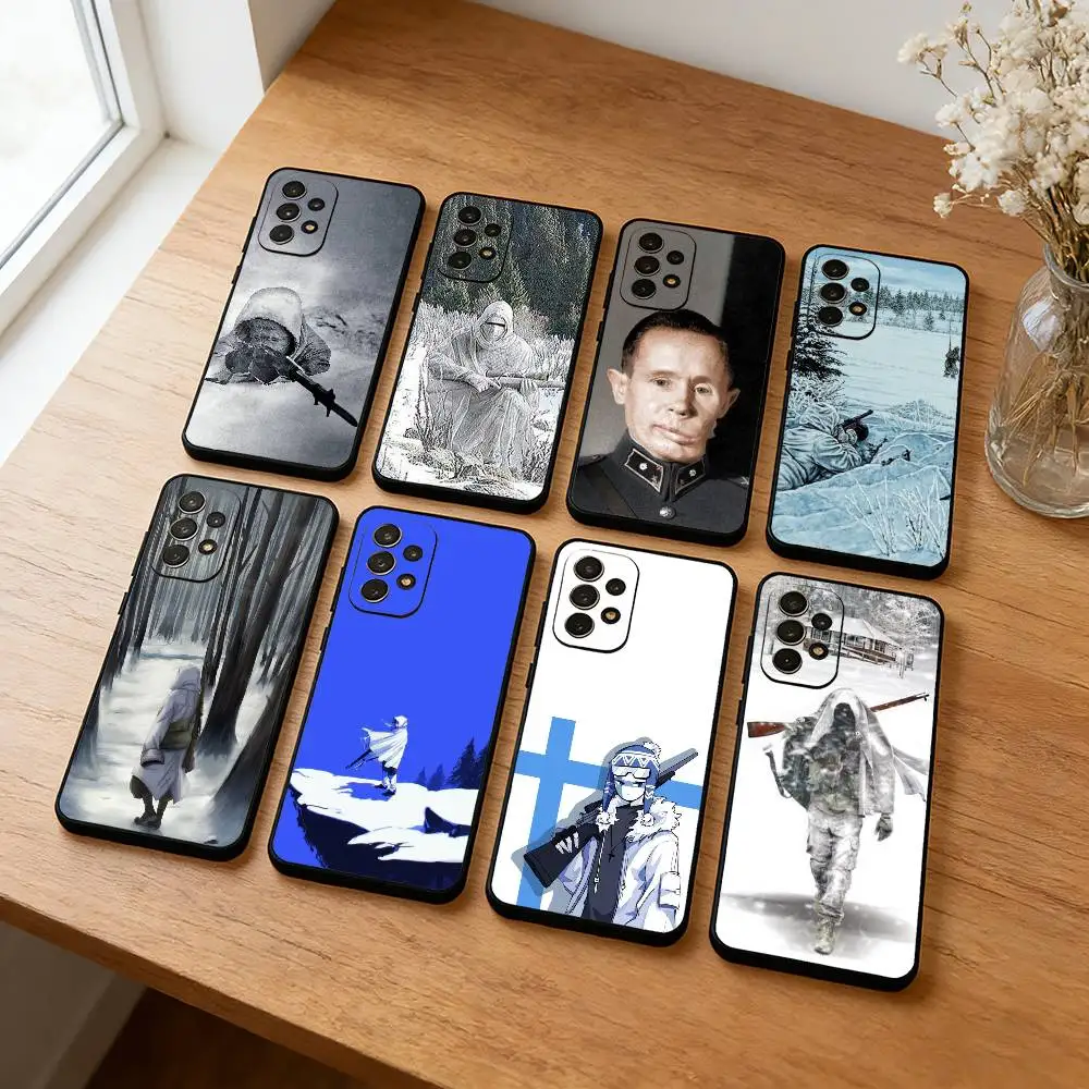 White Death Simo Hayha Phone Case For Samsung S25,S24,S23,S22,S21,S20,Plus, Soft Silicone Black Cover
White Death Simo Hayha Phone Case For Samsung S25,S24,S23,S22,S21,S20,Plus, Soft Silicone Black Cover