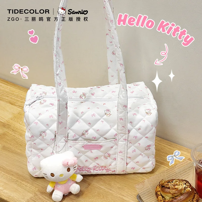 Hello Kitty Tote Bag Women Large Capacity Sanrio Shoulder Bag for Commute Travel Fashionably Simple
Hello Kitty Tote Bag Women Large Capacity Sanrio Shoulder Bag for Commute Travel Fashionably Simple