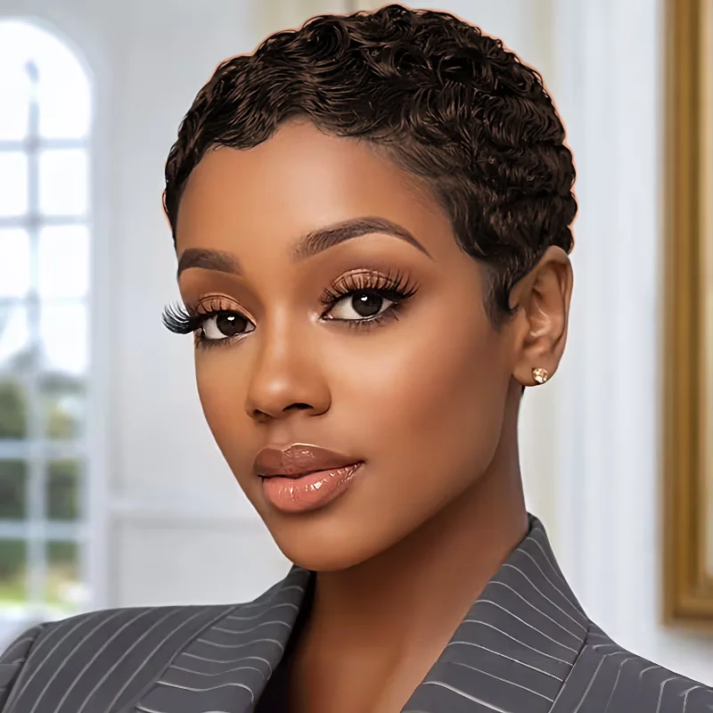 Pixie Cut Wig Human Hair for Women Straight Layered Full Machine Made Short Daily Use Wigs
Pixie Cut Wig Human Hair for Women Straight Layered Full Machine Made Short Daily Use Wigs
