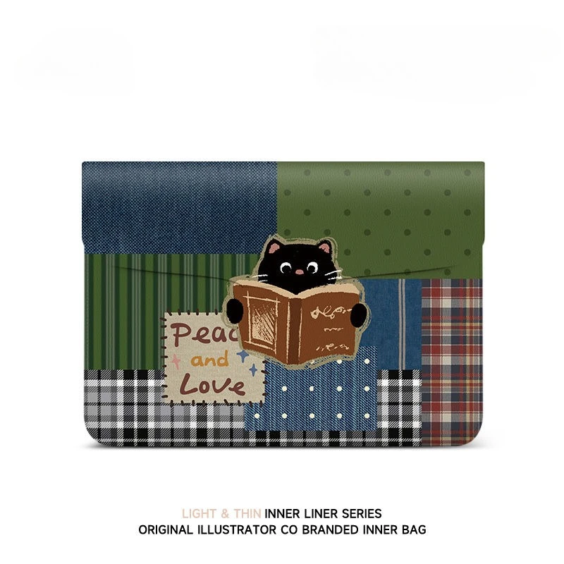 Suitable for 13, 14, 15, 16-inch Laptop Bag, Tablet Liner Bag, Black Cat
Suitable for 13, 14, 15, 16-inch Laptop Bag, Tablet Liner Bag, Black Cat