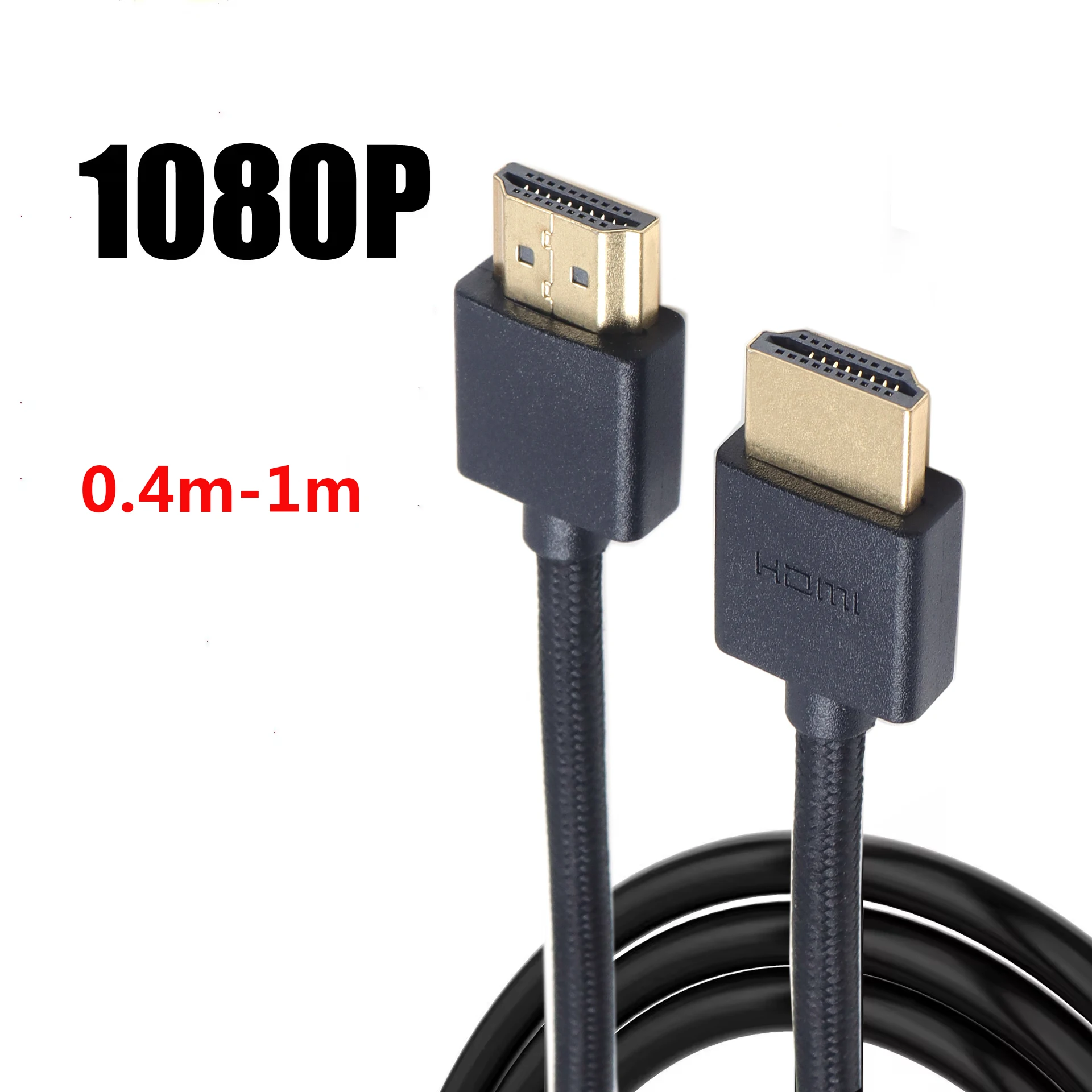 【LANO】New black model Black HD Male to Micro HD/MINI HD/HD Male Nylon Coiled Cable 1080P / 4K 60Hz 18Gbps,for Monitor TV compute
【LANO】New black model Black HD Male to Micro HD/MINI HD/HD Male Nylon Coiled Cable 1080P / 4K 60Hz 18Gbps,for Monitor TV compute