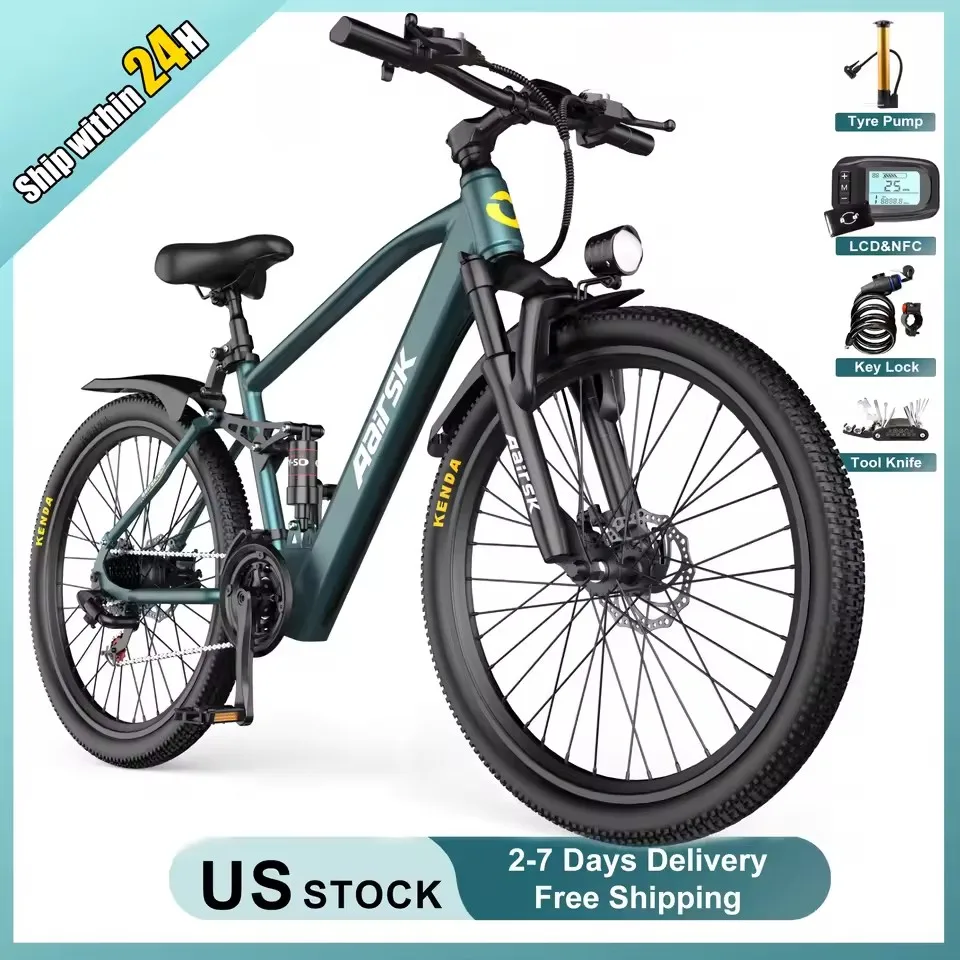 Electric Bike for Adult, 26" Electric Bicycle Commute Ebike with 36V 10.4Ah Removable Battery, 500W Motor, 7-Speed Gea
Electric Bike for Adult, 26" Electric Bicycle Commute Ebike with 36V 10.4Ah Removable Battery, 500W Motor, 7-Speed Gea
