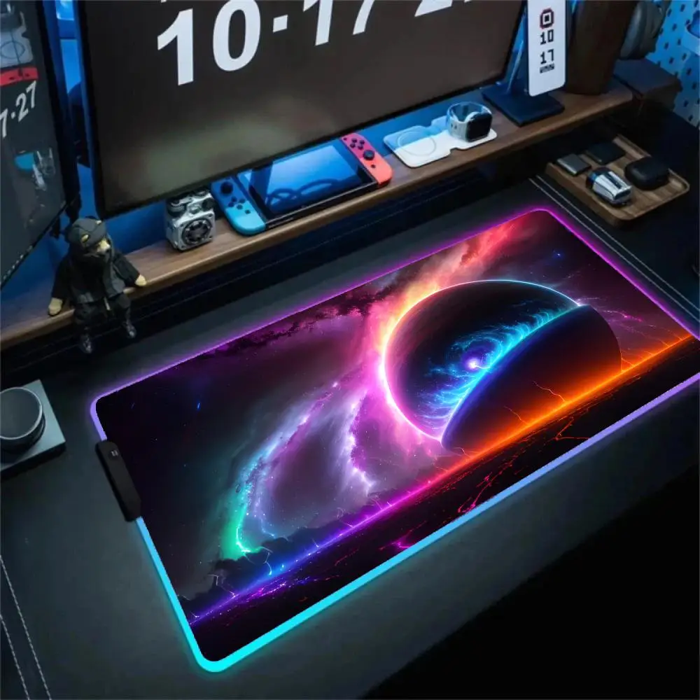 Galaxy Mouse Pad XXL RGB Gaming Mouse Pad Gamer Accessories Large LED Light Mousepads PC Computer Desk Mat with Backlit 300X600
Galaxy Mouse Pad XXL RGB Gaming Mouse Pad Gamer Accessories Large LED Light Mousepads PC Computer Desk Mat with Backlit 300X600