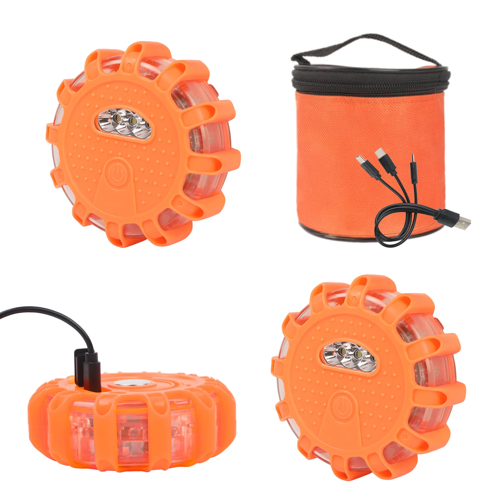 AOHEWEI Набор из 6 перезаряжаемых сигнальных огней безопасности с магнитным основанием и крючком, 9 режимов освещения для легковых автомобилей, грузовиков, лодок
AOHEWEI Набор из 6 перезаряжаемых сигнальных огней безопасности с магнитным основанием и крючком, 9 режимов освещения для легковых автомобилей, грузовиков, лодок