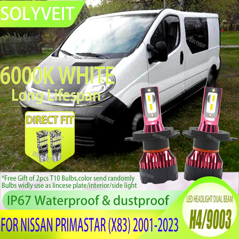 Built for the Long Haul: 150W H4 LEDs with 60000hr Lifespan For NISSAN PRIMASTAR (X83) 2001 2002 2003 2004 2005 2006 2007-2023
Built for the Long Haul: 150W H4 LEDs with 60000hr Lifespan For NISSAN PRIMASTAR (X83) 2001 2002 2003 2004 2005 2006 2007-2023