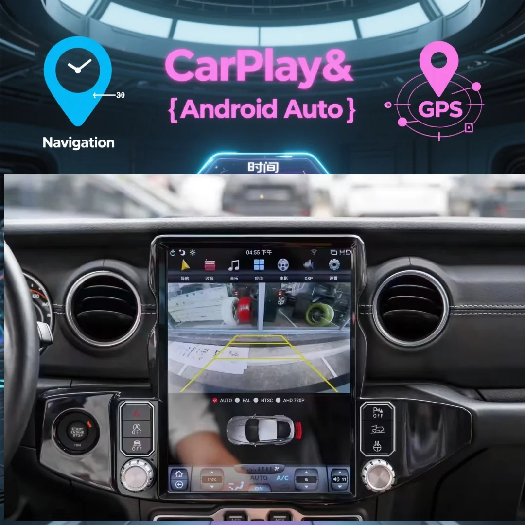 13.3 Inch Screen Car Radio For Jeep Wrangler JL 2018-2023 GPS Navigation Wireless Carplay Android 13 Multimedia player Head Unit
13.3 Inch Screen Car Radio For Jeep Wrangler JL 2018-2023 GPS Navigation Wireless Carplay Android 13 Multimedia player Head Unit