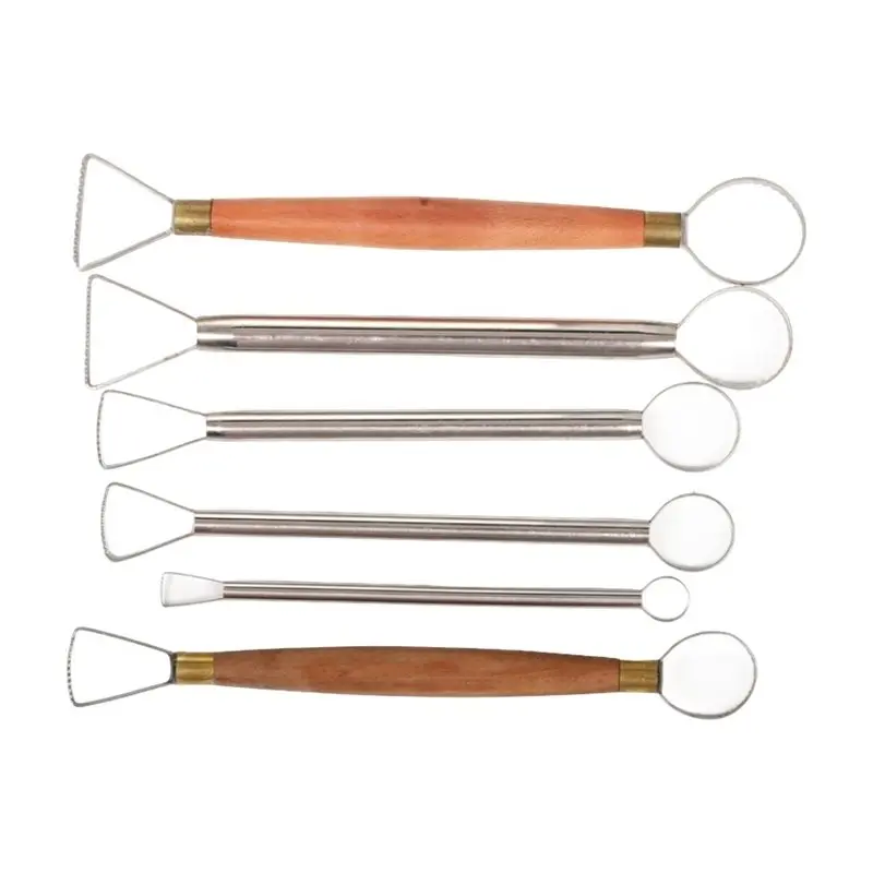 ABUI-Stainless Steel Clay Sculpture Scraper Finishing Blank Tool DIY Pottery Handicrafts Fine Carving Oil Clay Model Scr
ABUI-Stainless Steel Clay Sculpture Scraper Finishing Blank Tool DIY Pottery Handicrafts Fine Carving Oil Clay Model Scr