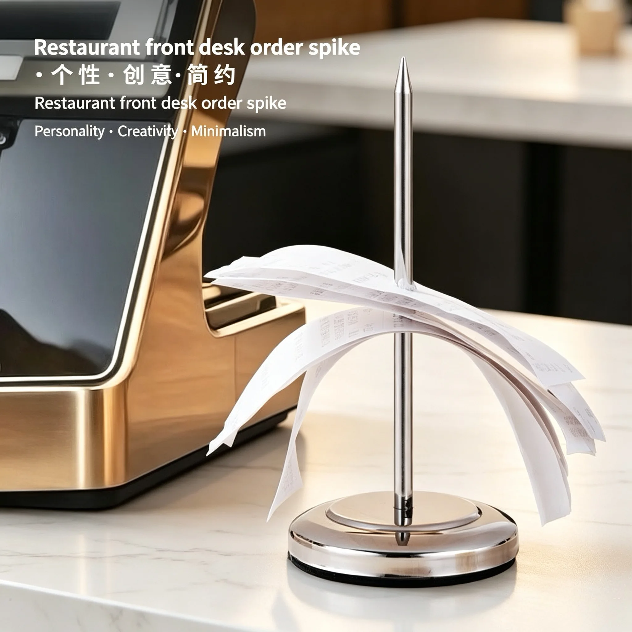 5 Pieces Metal Paper Nail 12/18cm Options Commercial Ticket Spindle Receipt Order Organizer Office Kitchen Restaurant Use
5 Pieces Metal Paper Nail 12/18cm Options Commercial Ticket Spindle Receipt Order Organizer Office Kitchen Restaurant Use