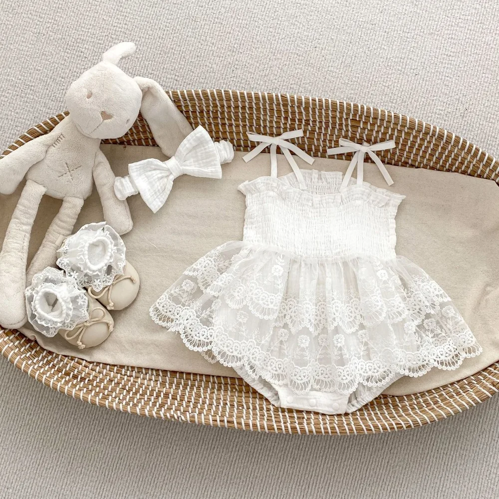 Cute Newborn Baby Girl Romper 0-2Years Princess Sleeveless Strap Lace Skirted Bodysuit Playsuit Outfits Birthday Party Clothes
Cute Newborn Baby Girl Romper 0-2Years Princess Sleeveless Strap Lace Skirted Bodysuit Playsuit Outfits Birthday Party Clothes