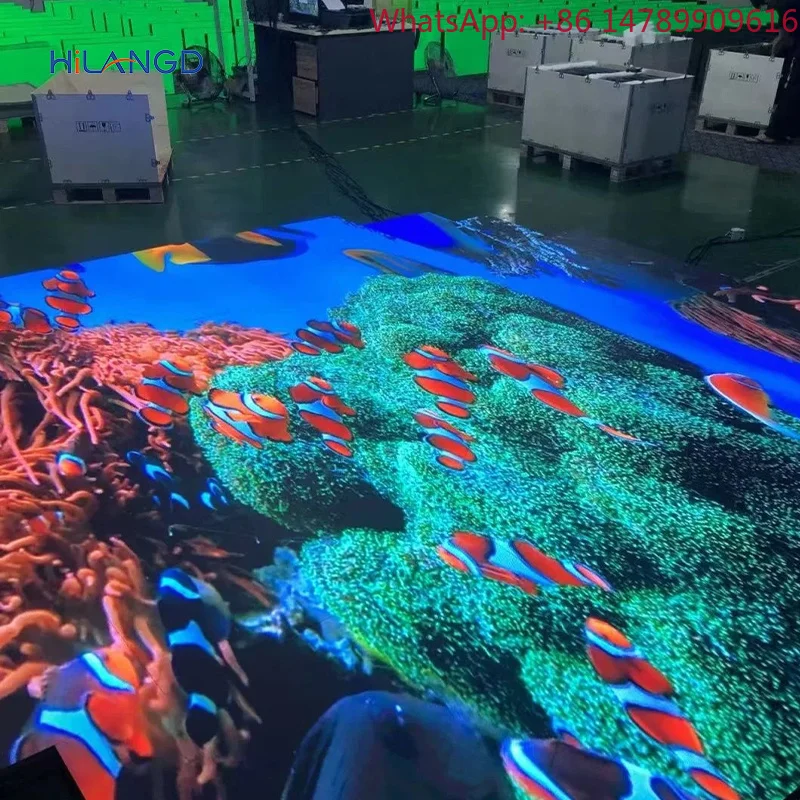 Human-Screen InteractionHigh Quality P3.91 Dance Floor LED Display Screen Indoor/Outdoor Interactive LED Display For DancingInte
Human-Screen InteractionHigh Quality P3.91 Dance Floor LED Display Screen Indoor/Outdoor Interactive LED Display For DancingInte