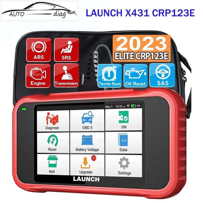 LAUNCH X431 CRP123E Автомобильные диагностические инструменты OBD2 автомобильный сканер OBD ABS SRS подушка безопасности двигатель на SAS сброс масляного тормоза бесплатное обновление
LAUNCH X431 CRP123E Автомобильные диагностические инструменты OBD2 автомобильный сканер OBD ABS SRS подушка безопасности двигатель на SAS сброс масляного тормоза бесплатное обновление