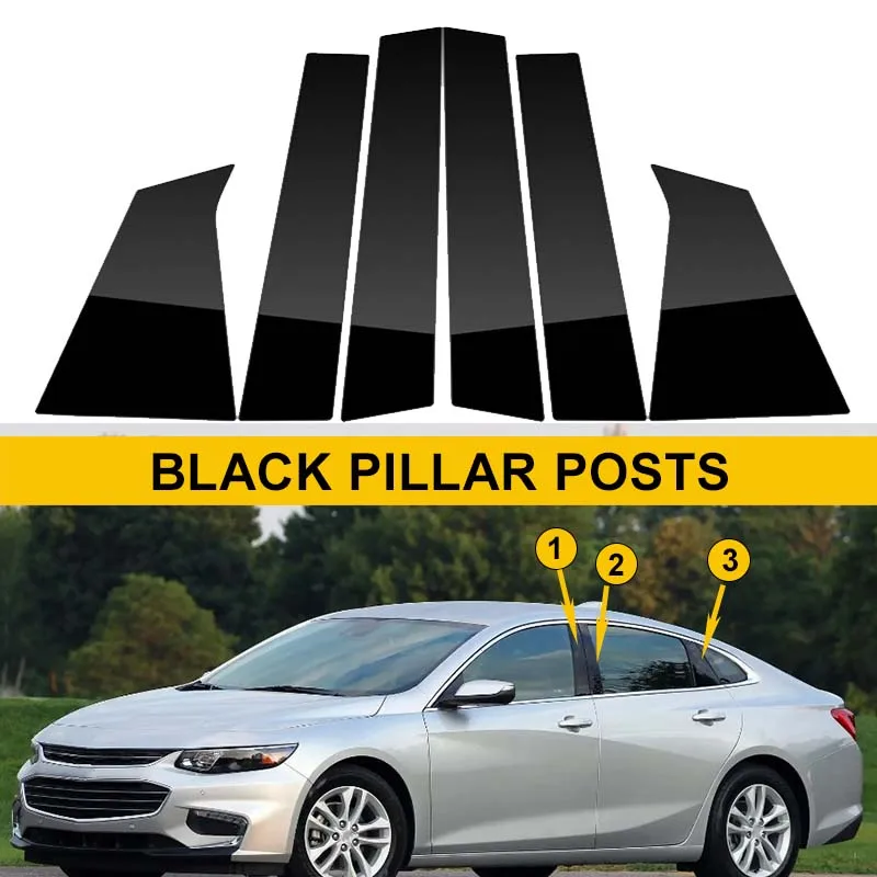 6 шт. глянцевые черные столбы для пианино, окошко, дверь, Боковая Отделка, Обложка для Chevrolet Malibu 2016-2024 2023 2022
6 шт. глянцевые черные столбы для пианино, окошко, дверь, Боковая Отделка, Обложка для Chevrolet Malibu 2016-2024 2023 2022
