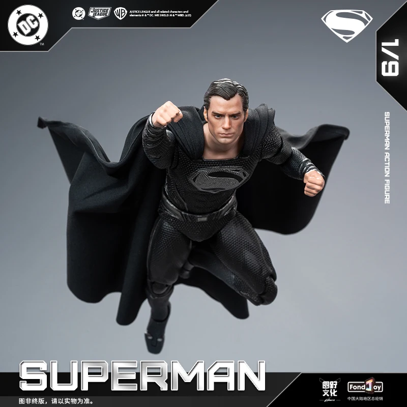 Коллекционная фигурка FondJoy Black Superman 2.0 1/9 DC, Лига Справедливости, сюрприз-подарок, подвижная модель для рабочего стола
Коллекционная фигурка FondJoy Black Superman 2.0 1/9 DC, Лига Справедливости, сюрприз-подарок, подвижная модель для рабочего стола