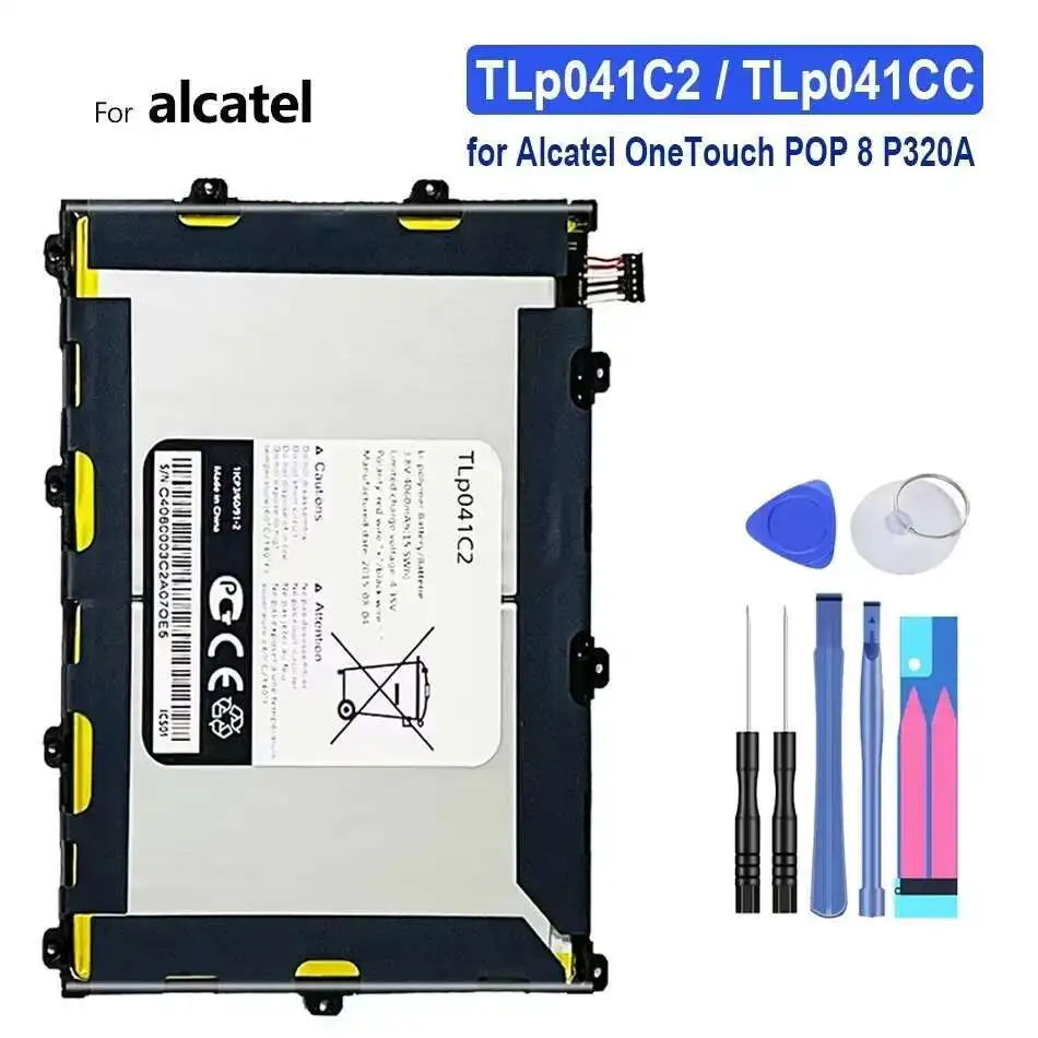 4060 мАч TLp041C2 TLp041CC Аккумулятор для планшета Быстрая зарядка для Alcatel One Touch Pop 8 P321 P320 P320A P320X Стабильная
4060 мАч TLp041C2 TLp041CC Аккумулятор для планшета Быстрая зарядка для Alcatel One Touch Pop 8 P321 P320 P320A P320X Стабильная