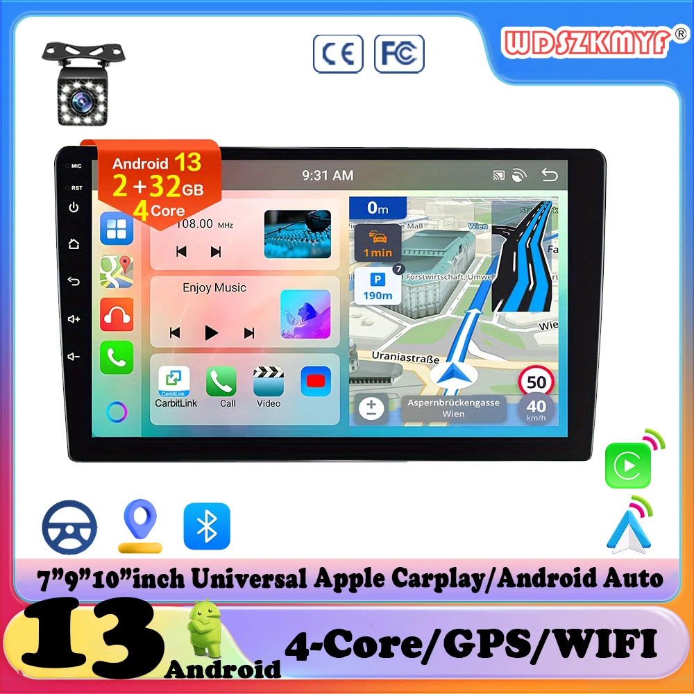 Android 13 Universal Car Radio 7"/9"/10" Autoradio 32G 2 Din WIFI GPS Car Audio Multimedia Player For Hyundai Nissan Toyota Kia
Android 13 Universal Car Radio 7"/9"/10" Autoradio 32G 2 Din WIFI GPS Car Audio Multimedia Player For Hyundai Nissan Toyota Kia
